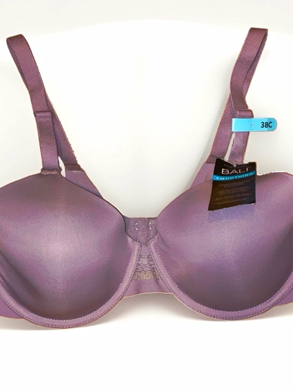 Bali Purple Smooth Underwire Bra